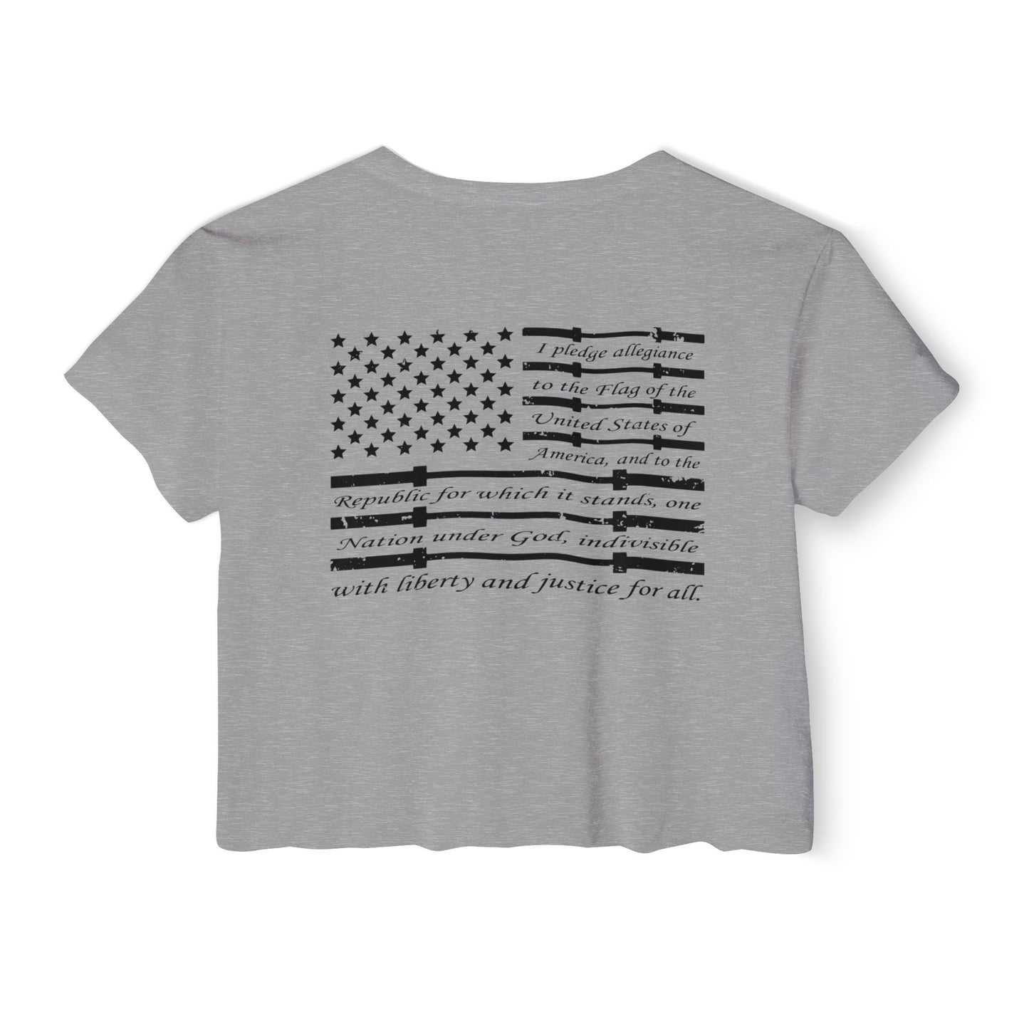 Crop Top - Pledge of Allegiance