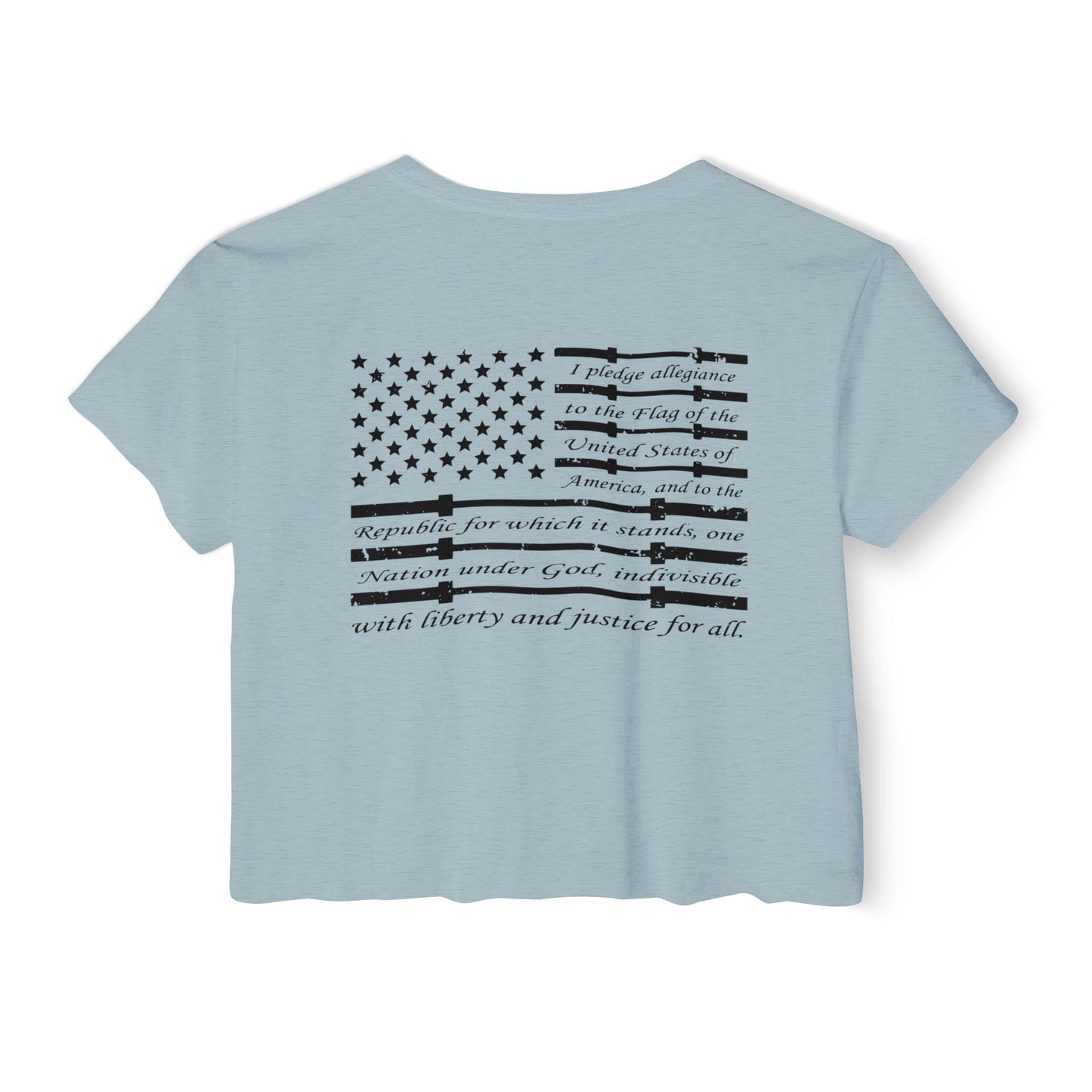 Crop Top - Pledge of Allegiance