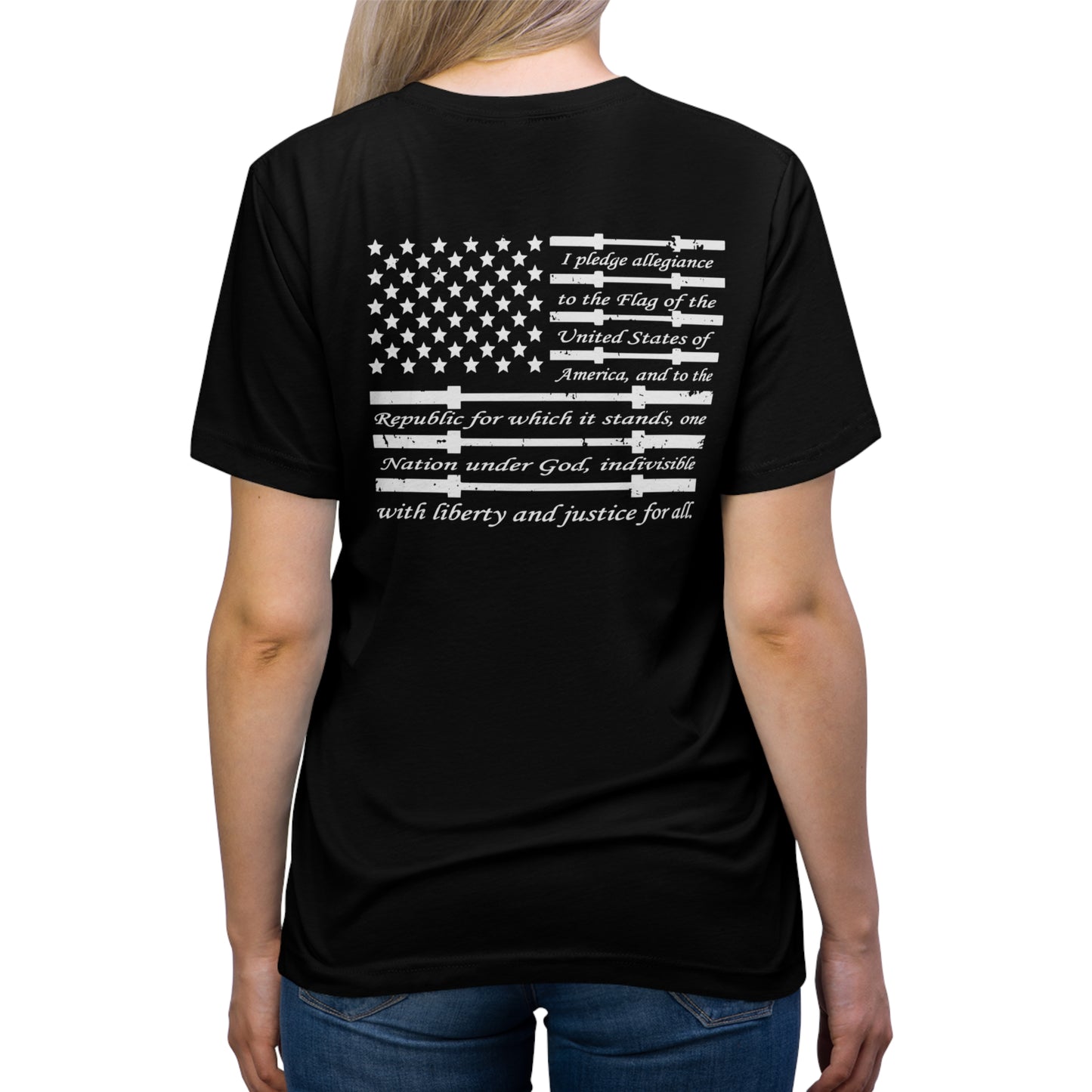 Unisex Triblend Tee - Pledge of Allegiance