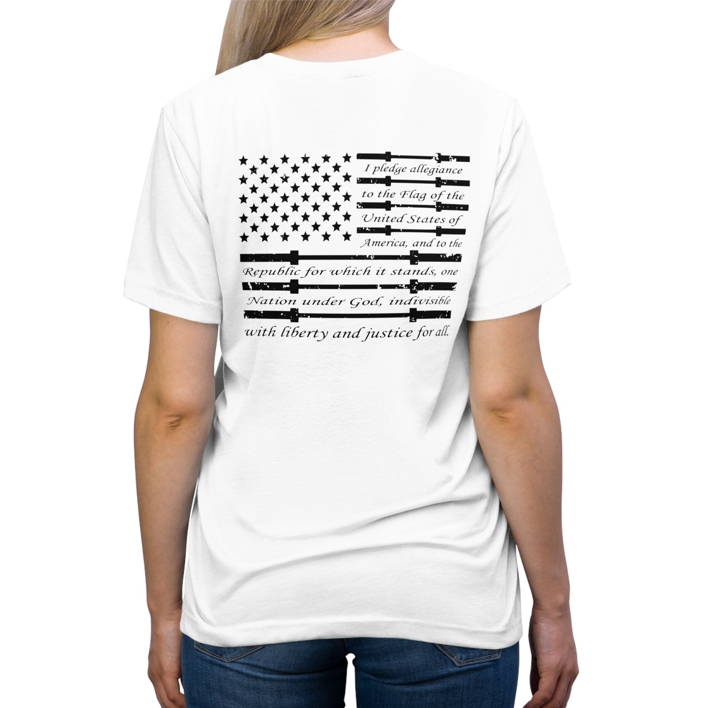 Unisex Triblend Tee - Pledge of Allegiance