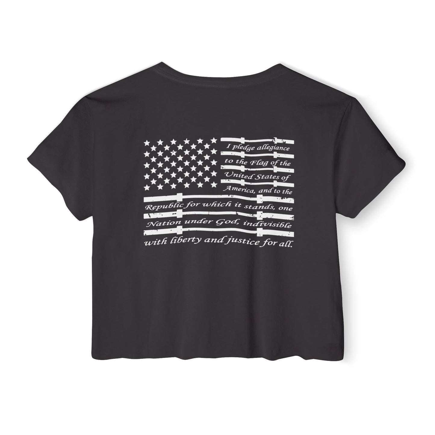 Crop Top - Pledge of Allegiance