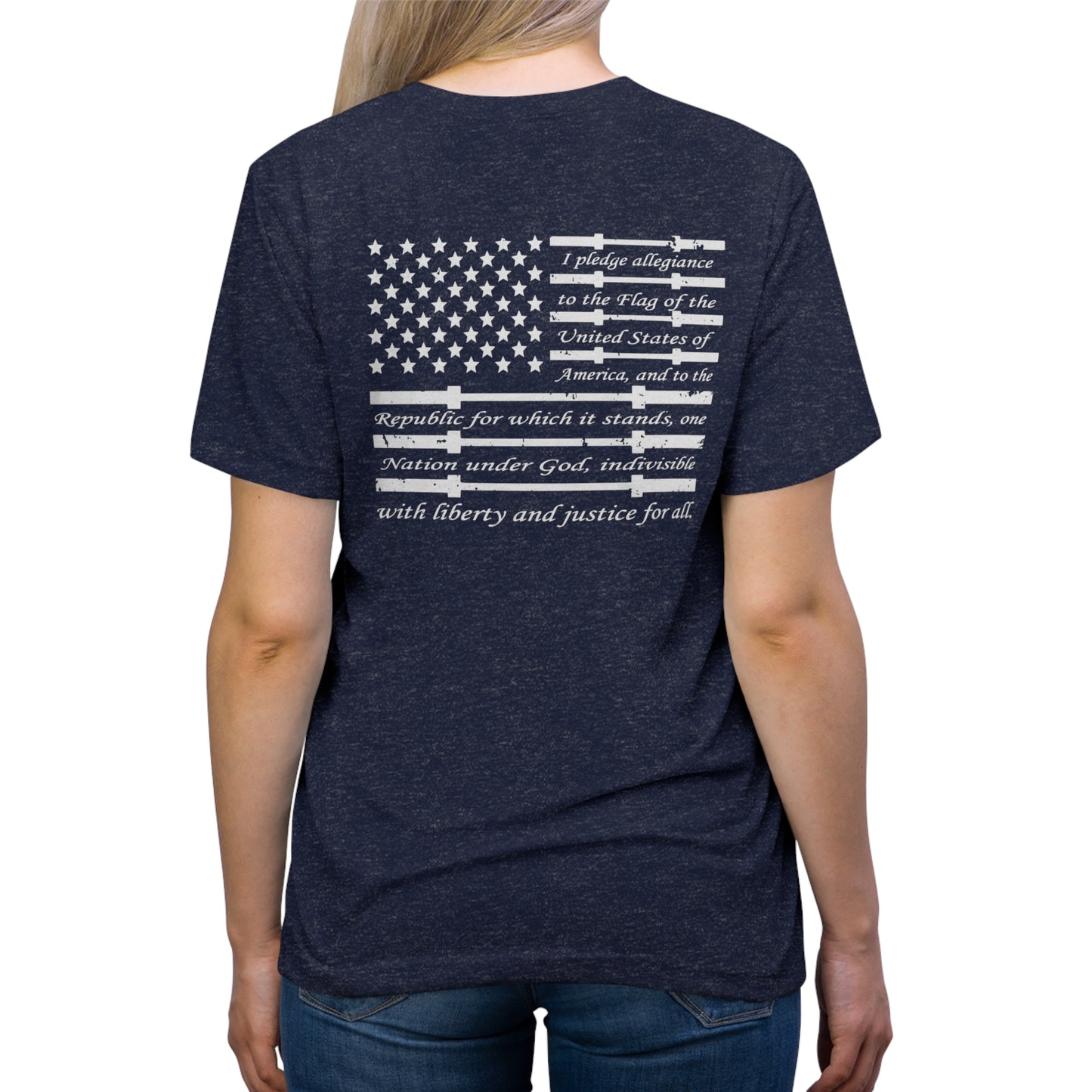 Unisex Triblend Tee - Pledge of Allegiance