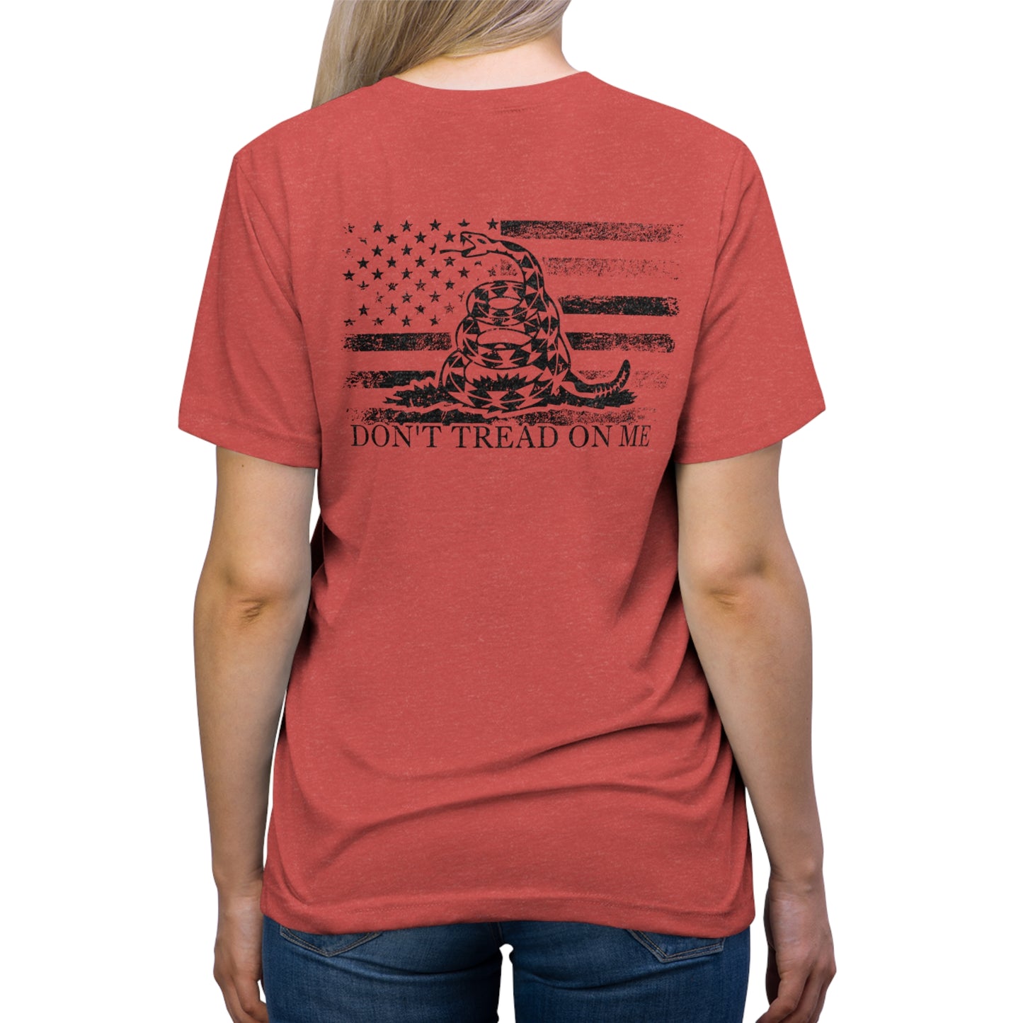 Unisex Triblend Tee - Don’t Tread on Me
