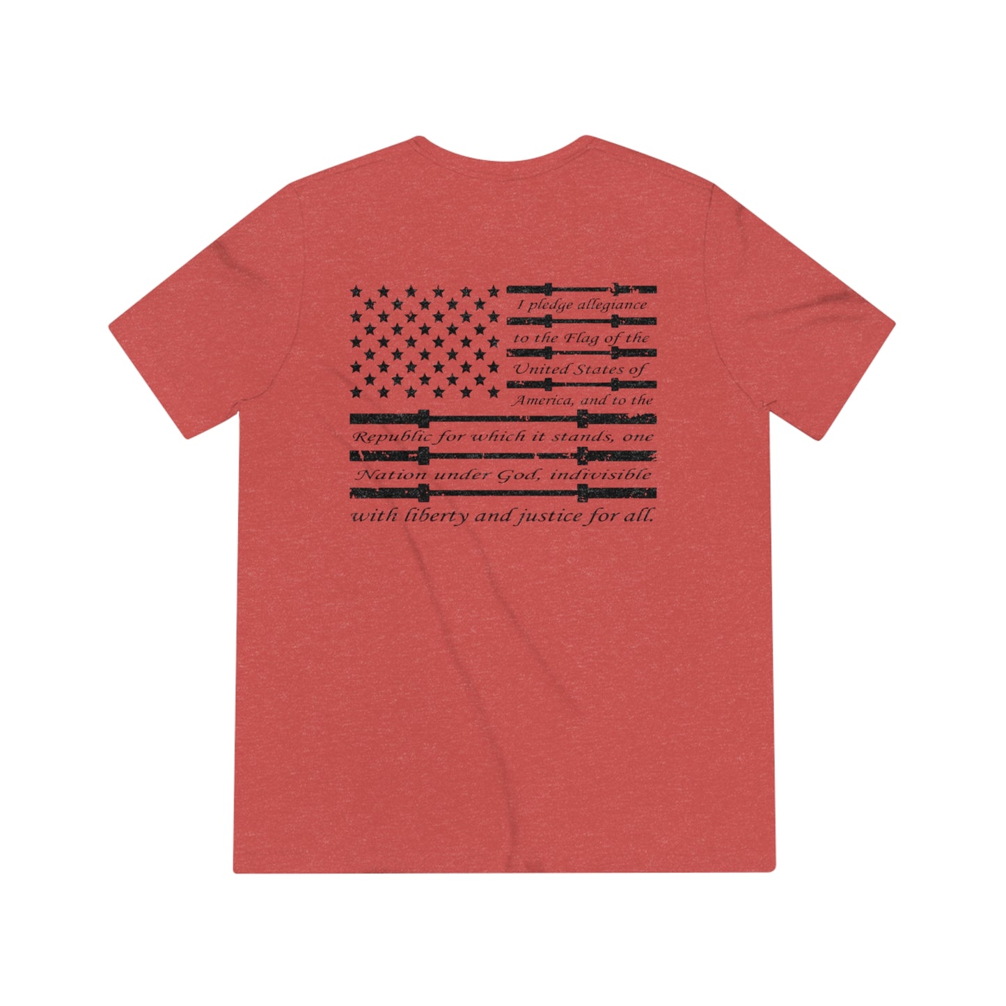 Unisex Triblend Tee - Pledge of Allegiance