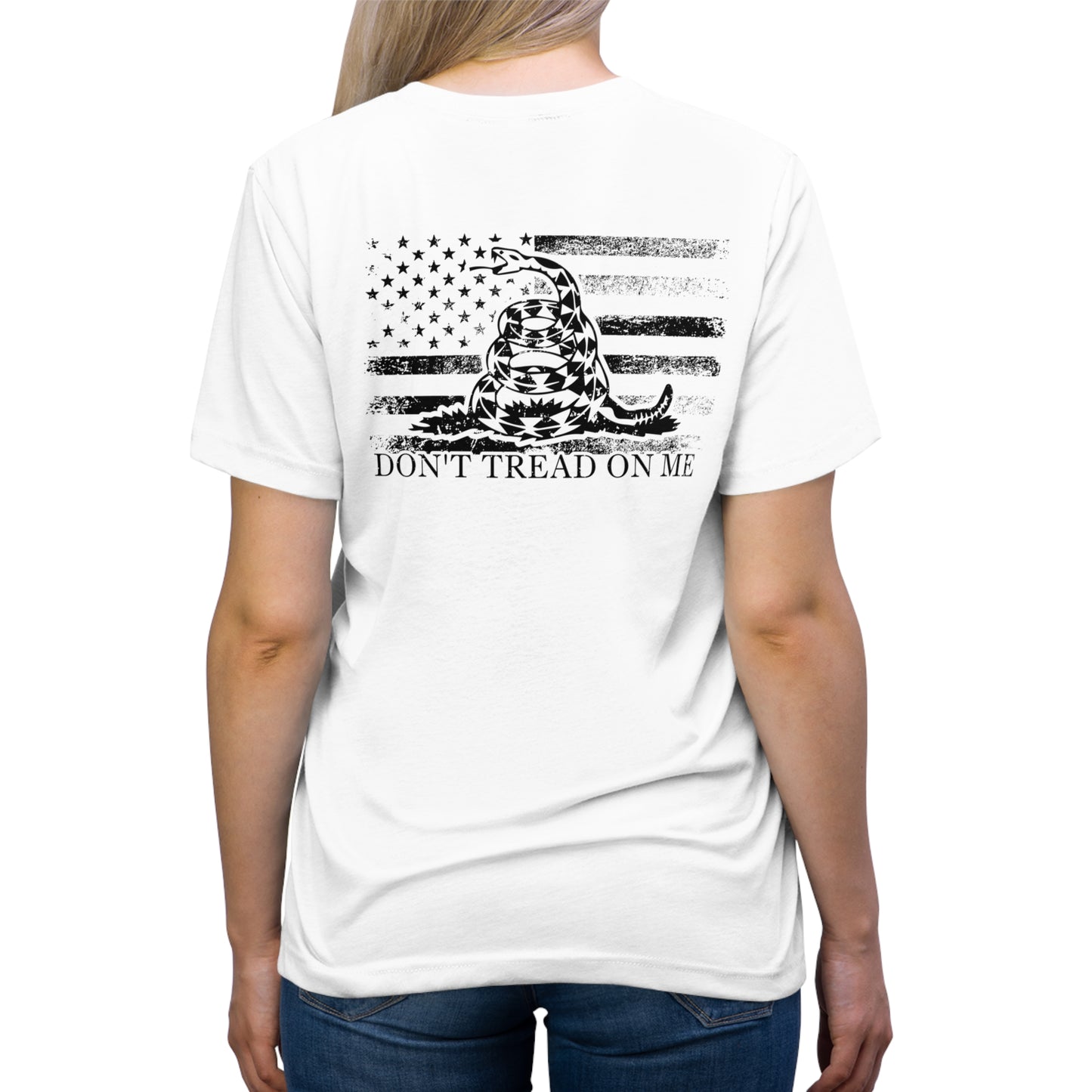 Unisex Triblend Tee - Don’t Tread on Me