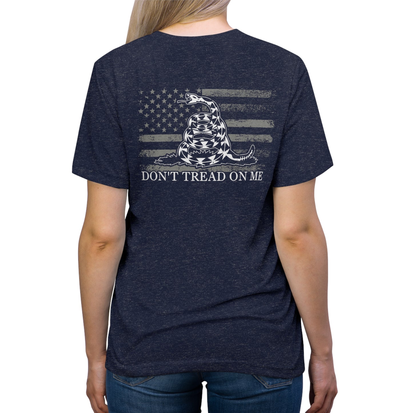 Unisex Triblend Tee - Don’t Tread on Me