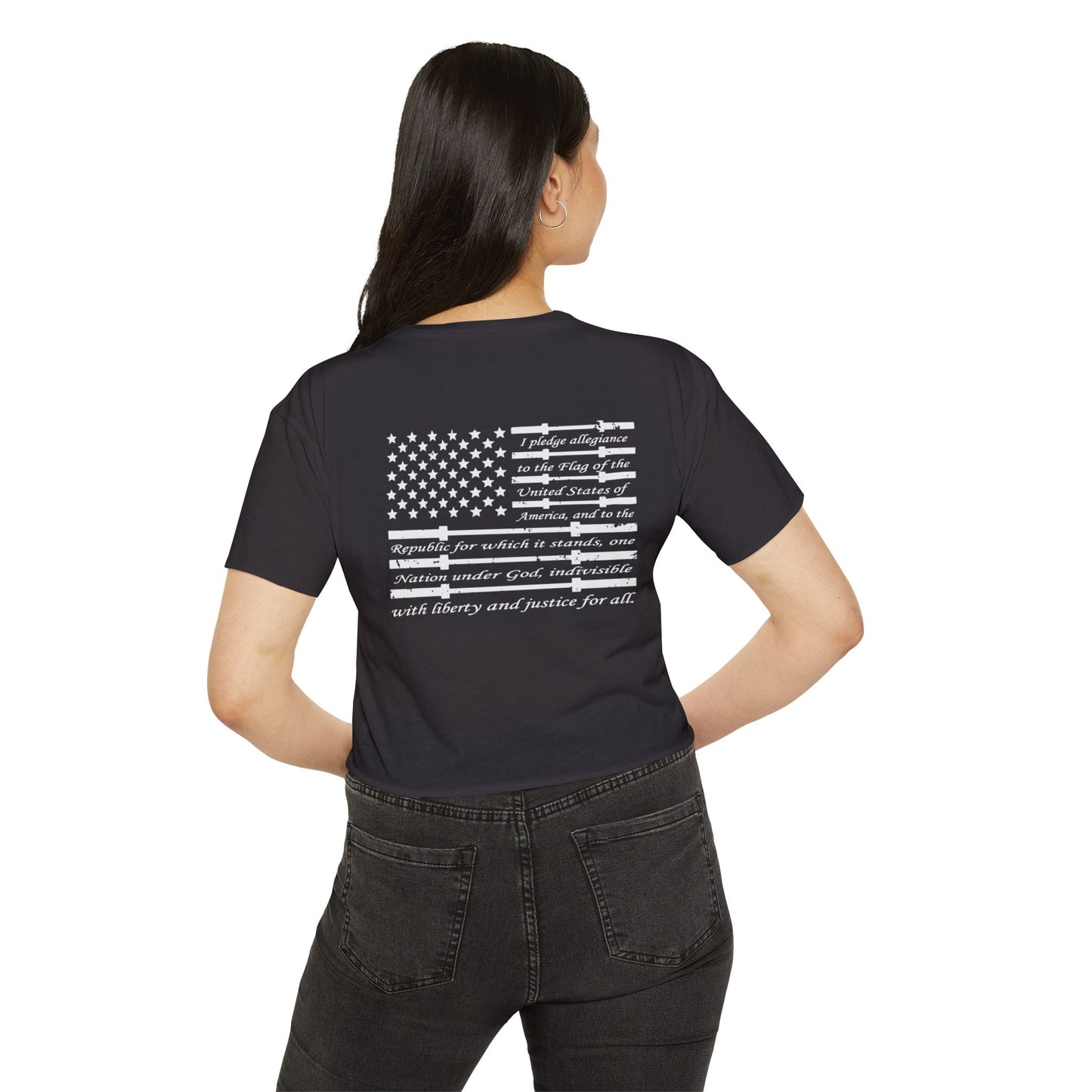 Crop Top - Pledge of Allegiance