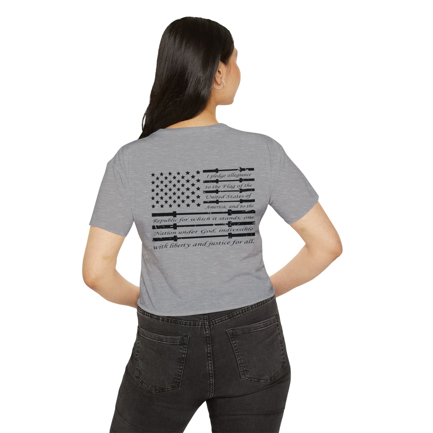 Crop Top - Pledge of Allegiance