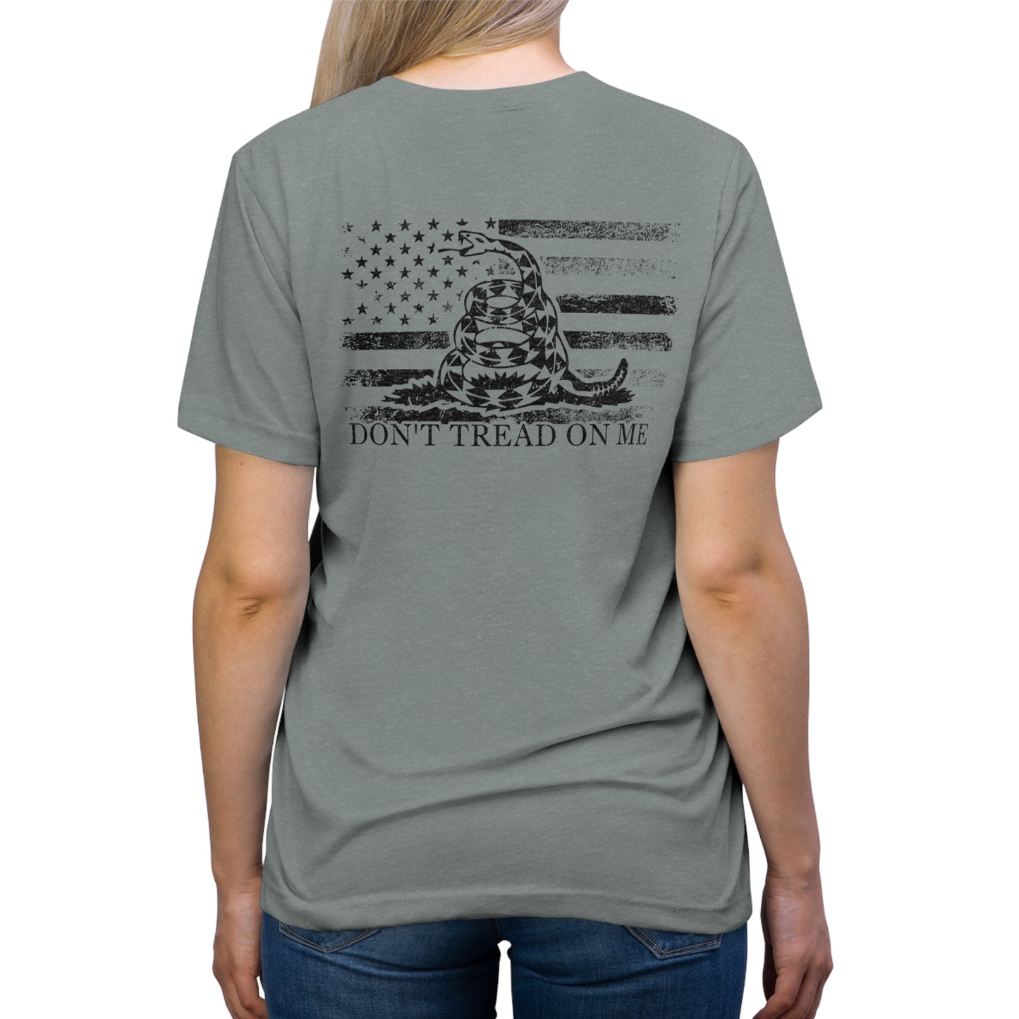 Unisex Triblend Tee - Don’t Tread on Me