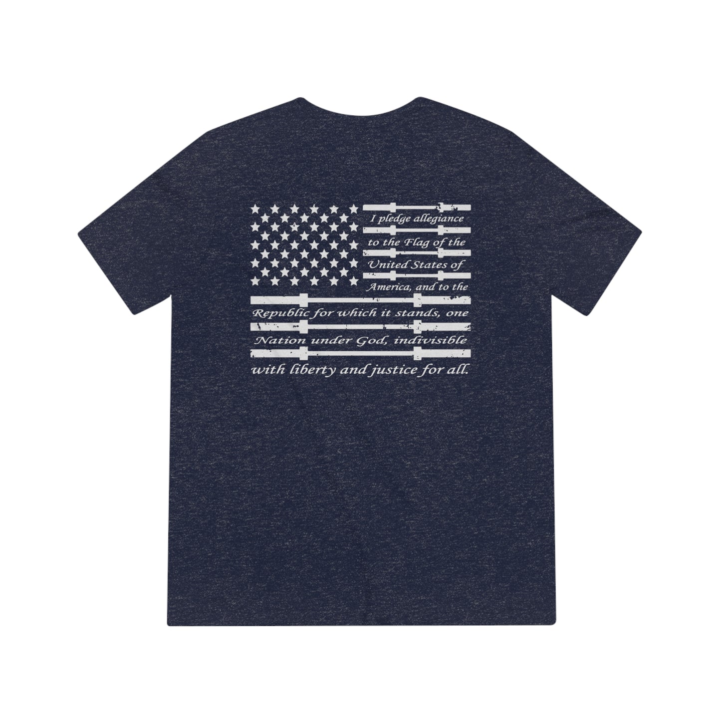 Unisex Triblend Tee - Pledge of Allegiance
