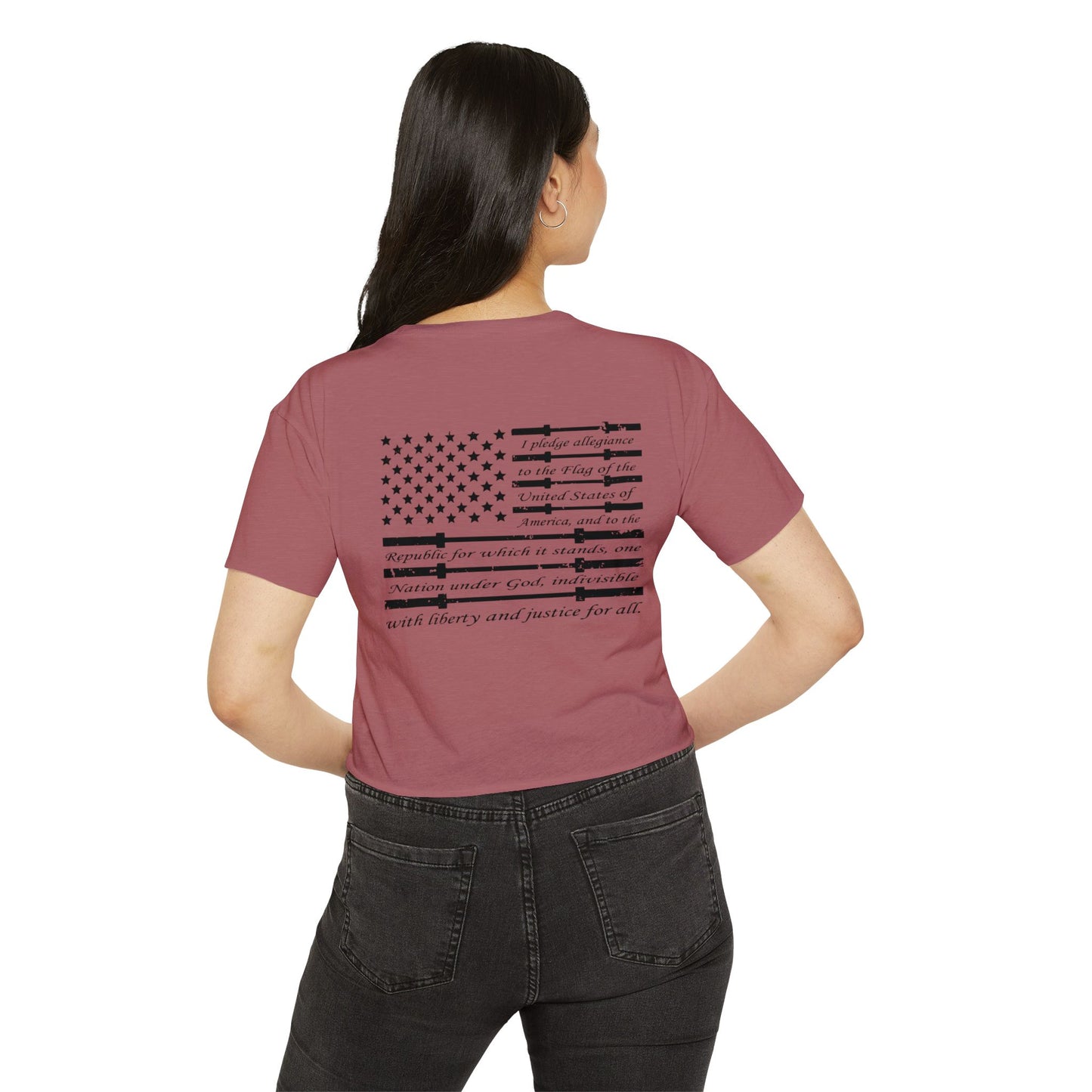 Crop Top - Pledge of Allegiance