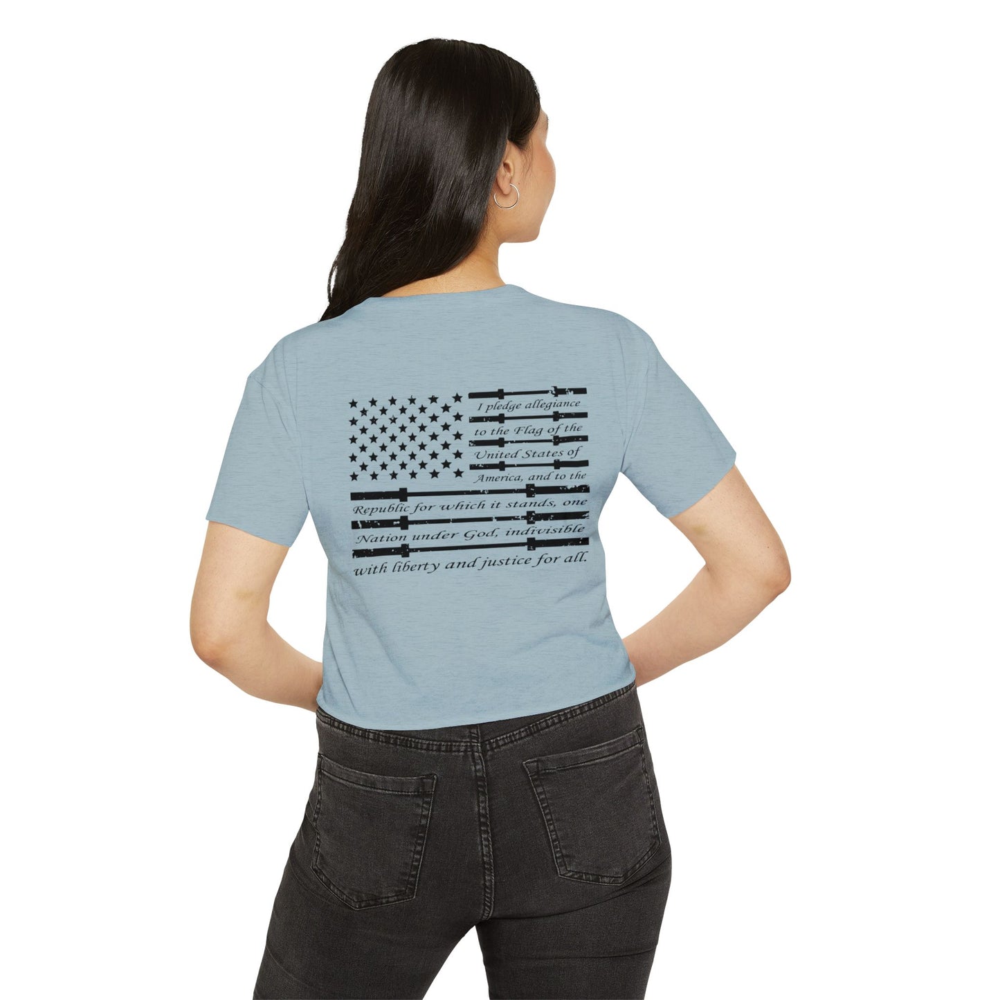 Crop Top - Pledge of Allegiance