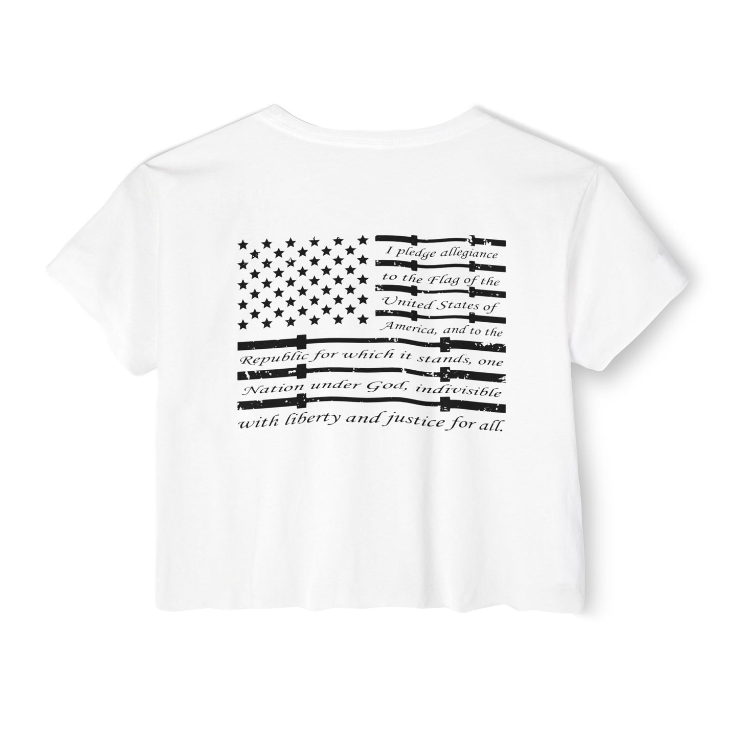 Crop Top - Pledge of Allegiance