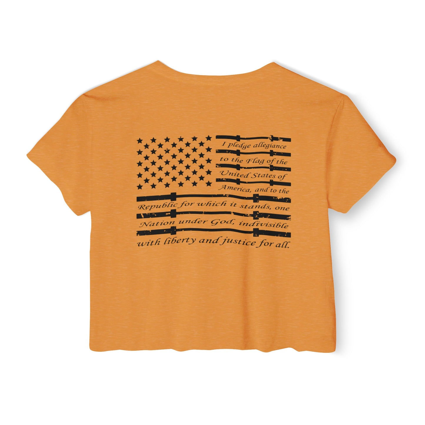 Crop Top - Pledge of Allegiance