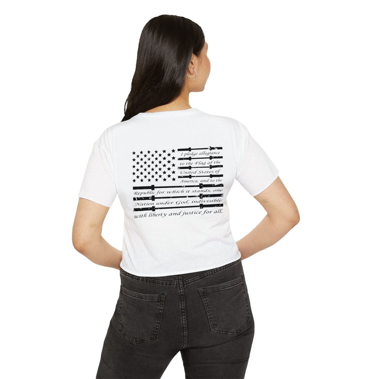 Crop Top - Pledge of Allegiance